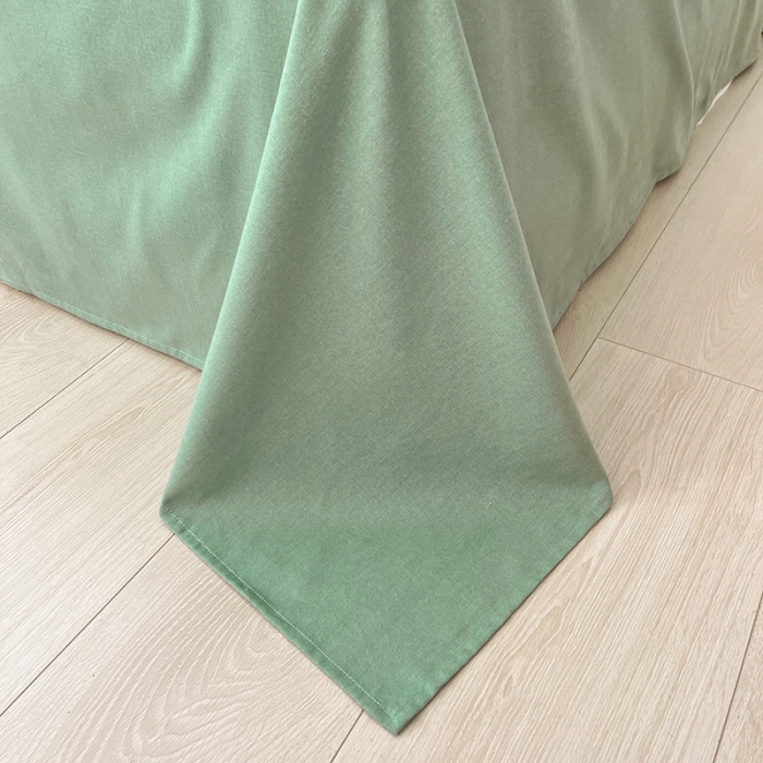 91家纺网 家纺一手货源 找家纺 涵宸 2023新款全棉加厚磨毛刺绣四件套-盛夏光年 南枝叶