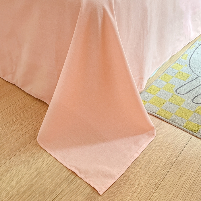 91家纺网 家纺一手货源 找家纺 涵宸 2023新款全棉加厚磨毛刺绣四件套-唯美 甜豆