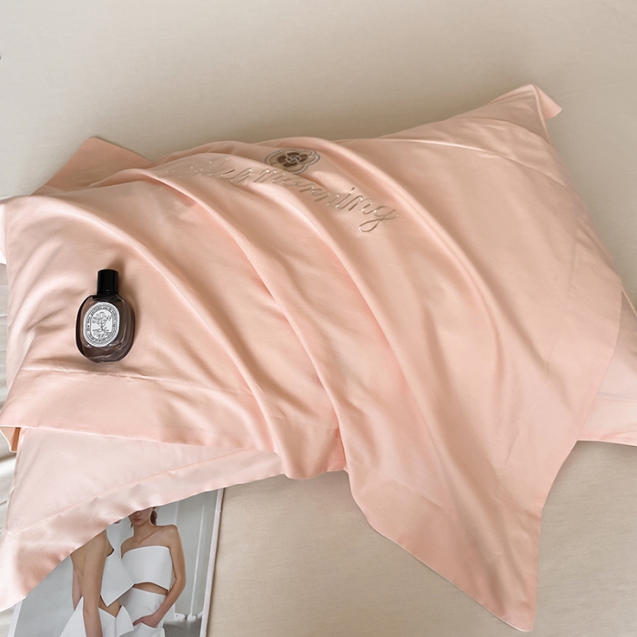 91家纺网 家纺一手货源 找家纺 （总）涵宸 2023新款加厚全棉刺绣四件套-米昂