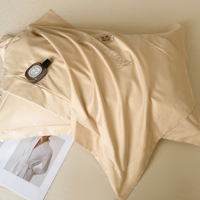 91家纺网 家纺一手货源 找家纺 涵宸 2023新款加厚全棉刺绣四件套-米昂 米昂-金