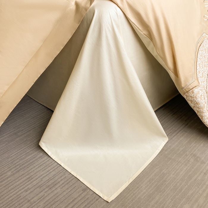 91家纺网 家纺一手货源 找家纺 涵宸 2023新款加厚全棉刺绣四件套-米昂 米昂-金