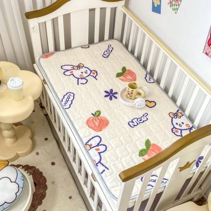 富馨莱 2023新款幼儿园婴儿床护垫床垫 蜜桃兔
