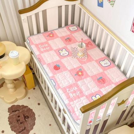 富馨莱 2023新款幼儿园婴儿床护垫床垫 蜜桃熊