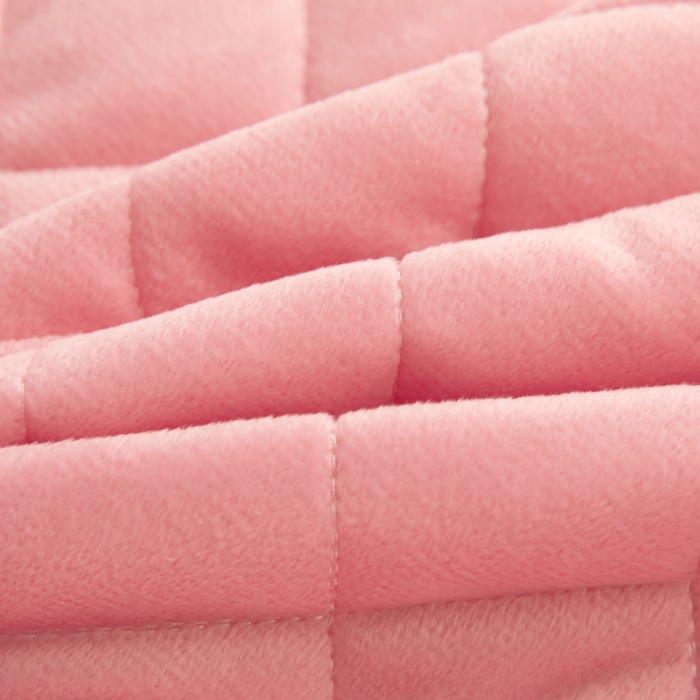 91家纺网 家纺一手货源 找家纺 恋尚 2023新款水晶绒夹棉床裙床笠四件套-KT猫系列 粉色