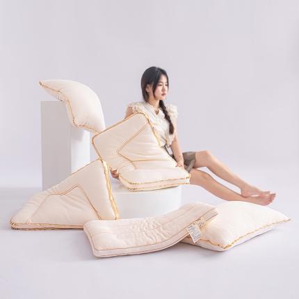 （总）贵夫人 2023新款韩系奶油花边护颈枕