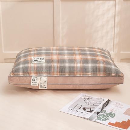 91家纺网 家纺一手货源 找家纺 （总）贵夫人 2023新款A类全棉色织水洗棉羽丝枕