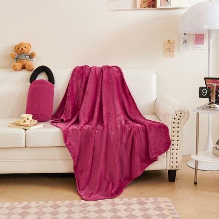 91家纺网 家纺一手货源 找家纺 多米 2023新款手提袋105*145 时尚款-黑粉