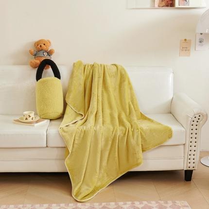 91家纺网 家纺一手货源 找家纺 多米 2023新款手提袋105*145 时尚款-玉米黄