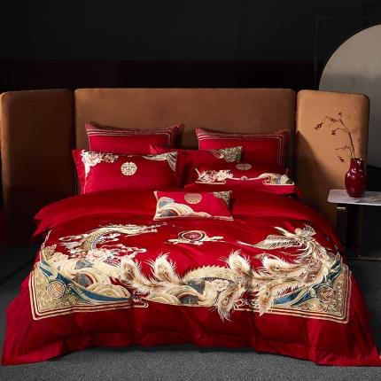 91家纺网 家纺一手货源 找家纺 （总）高大尚 2023新款长绒棉提花四件套