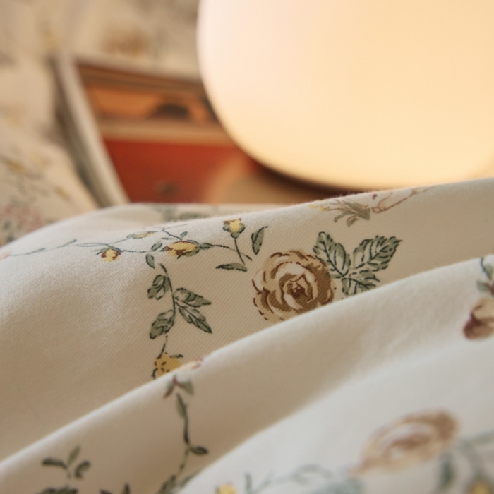 91家纺网 家纺一手货源 找家纺 柠馨 2023新款全棉3221磨毛印花四件套 童话森林