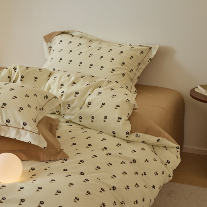 91家纺网 家纺一手货源 找家纺 柠馨 2023新款全棉3221磨毛印花四件套 锦觅