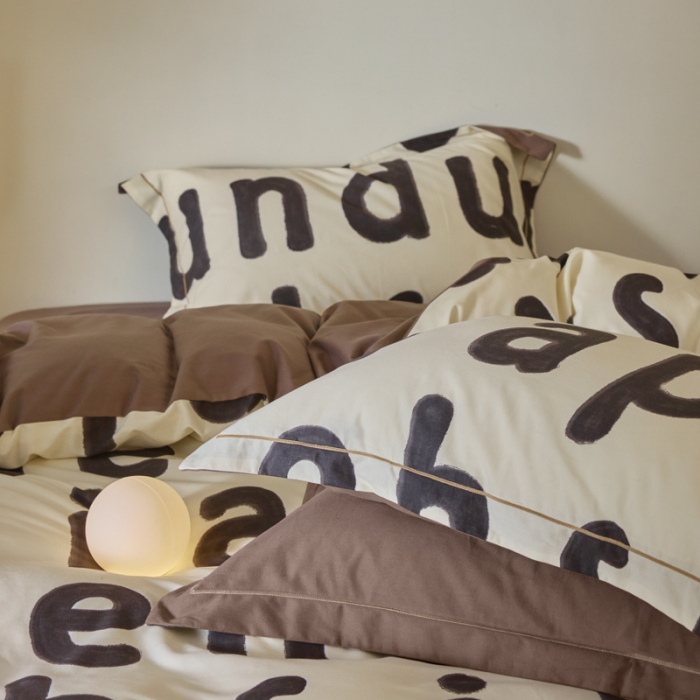 91家纺网 家纺一手货源 找家纺 柠馨 2023新款全棉3221磨毛印花四件套 挚爱