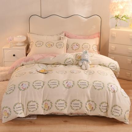 91家纺网 家纺一手货源 找家纺 （总）巧玲珑2025新款AB版铂金生态四件套