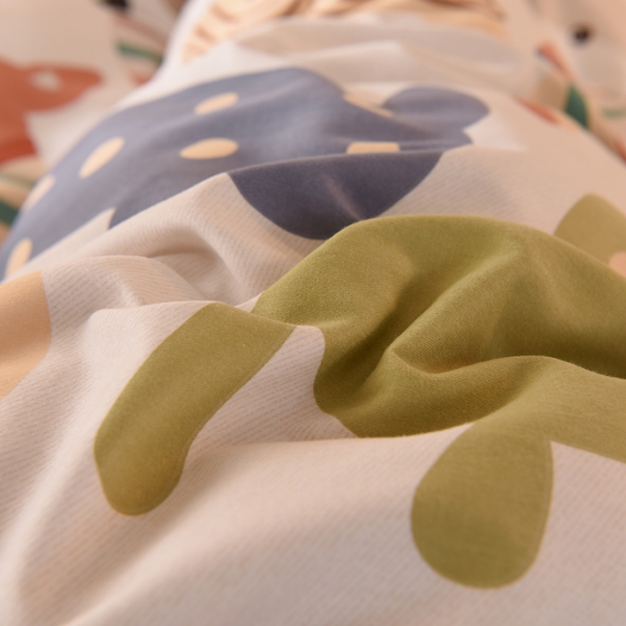 91家纺网 家纺一手货源 找家纺 巧玲珑2025新款AB版铂金生态四件套 欢乐时光