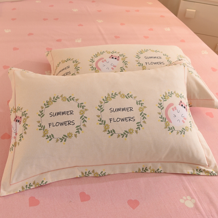 91家纺网 家纺一手货源 找家纺 巧玲珑2025新款AB版铂金生态四件套 萌萌猫