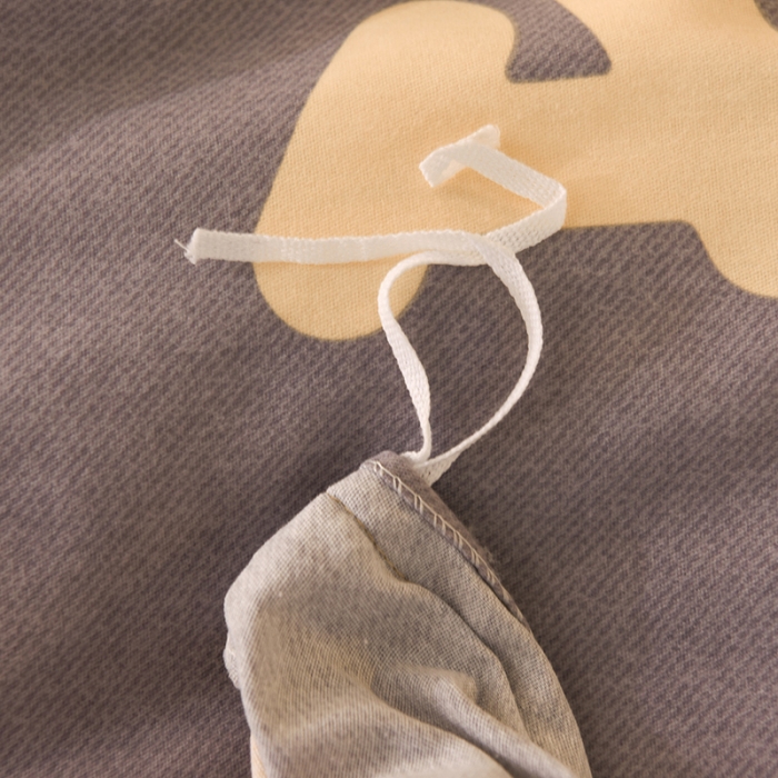 91家纺网 家纺一手货源 找家纺 巧玲珑2025新款AB版铂金生态四件套 青春记忆-黄