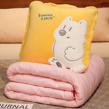 91家纺网 家纺一手货源 找家纺 （总）仟亿莱 2023新款联名狗狗抱枕被