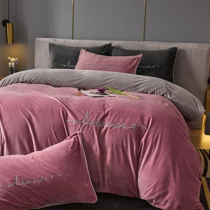 91家纺网 家纺一手货源 找家纺 （总）瑞驰家纺 2023新款A类婴儿绒加厚保暖四件套