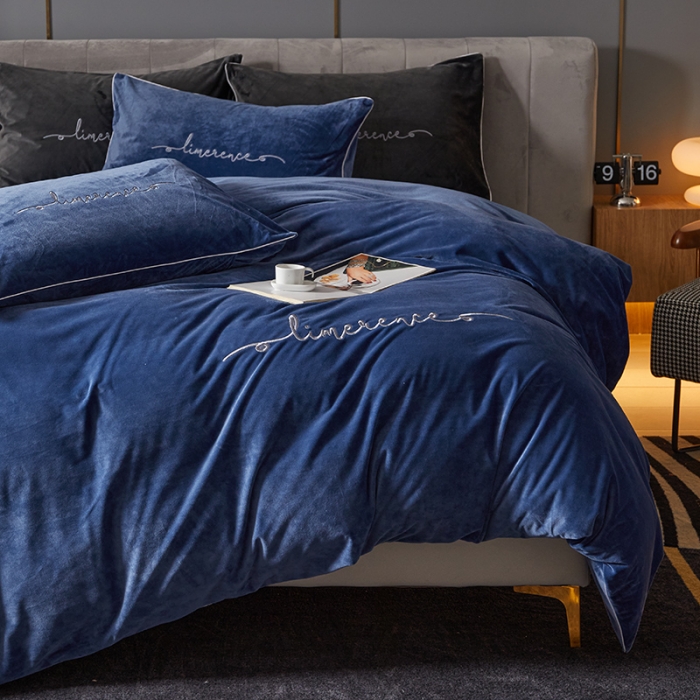 91家纺网 家纺一手货源 找家纺 （总）瑞驰家纺 2023新款A类婴儿绒加厚保暖四件套