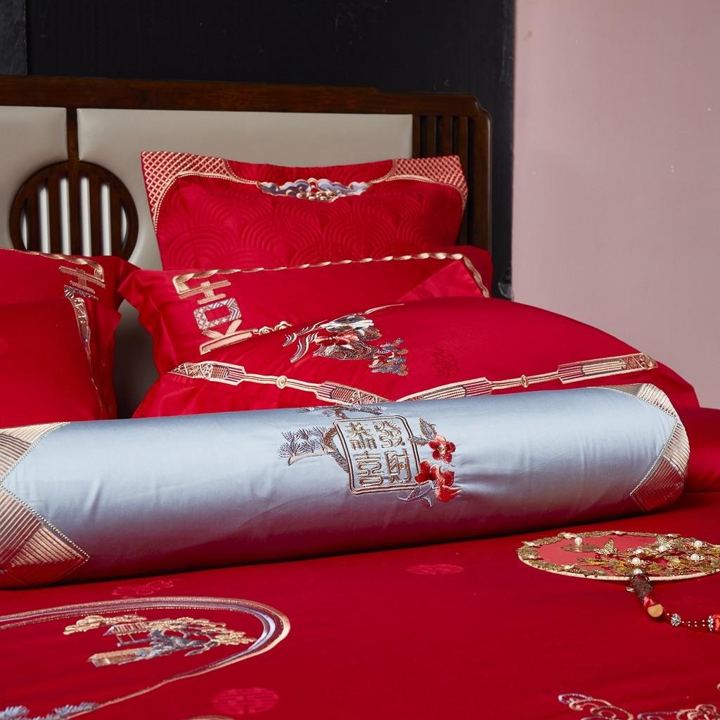 91家纺网 家纺一手货源 找家纺 （总）爱情故事 2024新款婚庆秋冬100支系列