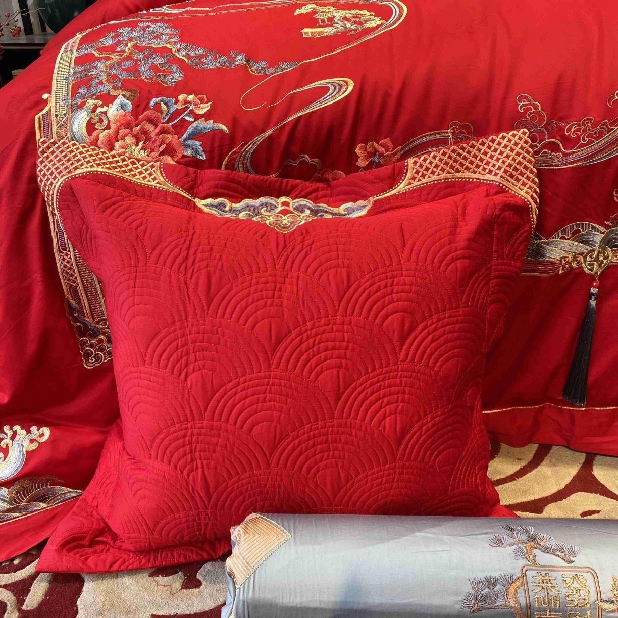 91家纺网 家纺一手货源 找家纺 （总）爱情故事 2024新款婚庆秋冬100支系列