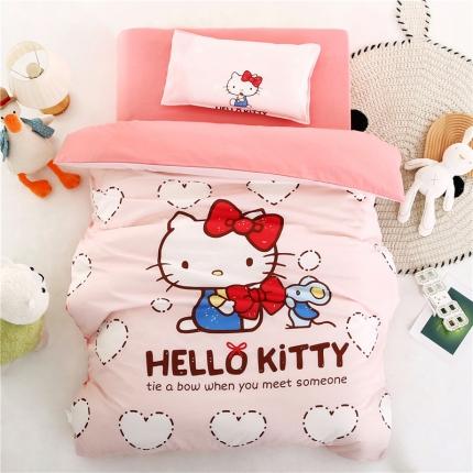 孩子王 2023新款三丽鸥正版授权KT猫全棉学生大版卡通幼儿园多件套 礼物KT