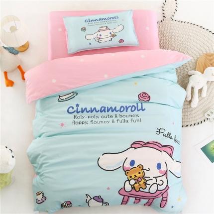 孩子王 2023新款三丽鸥正版授权KT猫全棉学生大版卡通幼儿园多件套 绿色玉桂狗