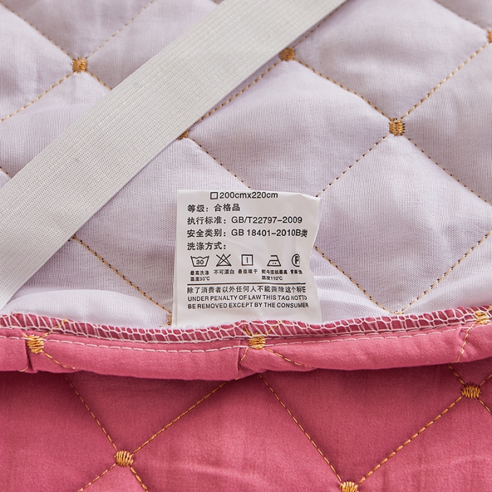 91家纺网 家纺一手货源 找家纺 屹成 2024新款水洗棉蕾丝四季款床笠床裙单品套件-床头罩 豆沙