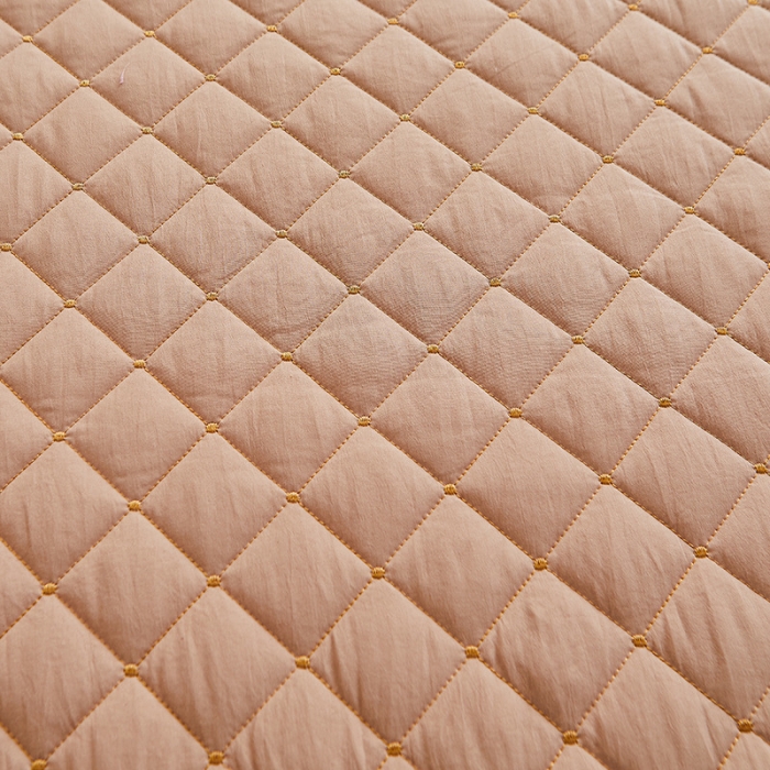 91家纺网 家纺一手货源 找家纺 屹成 2024新款水洗棉蕾丝四季款床笠床裙单品套件-床头罩 卡其