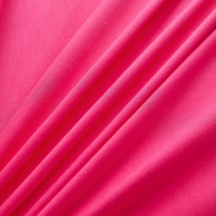 91家纺网 家纺一手货源 找家纺 屹成 2024新款水洗棉蕾丝四季款床笠床裙单品套件-床头罩 玫红