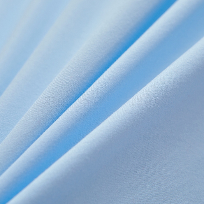 91家纺网 家纺一手货源 找家纺 屹成 2024新款水洗棉蕾丝四季款床笠床裙单品套件-床头罩 天蓝