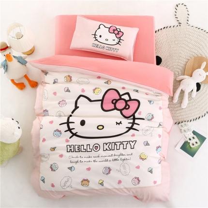 孩子王 2023新款三丽鸥正版授权KT猫全棉学生大版卡通幼儿园多件套 幸福KT