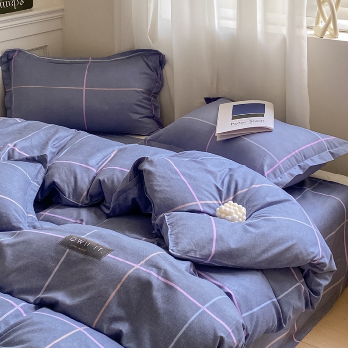 91家纺网 家纺一手货源 找家纺 宇淳国际 2023新款加厚植物羊绒四件套 轻风尚