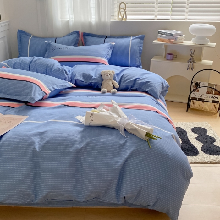 91家纺网 家纺一手货源 找家纺 宇淳国际 2023新款加厚植物羊绒四件套 卡曼斯