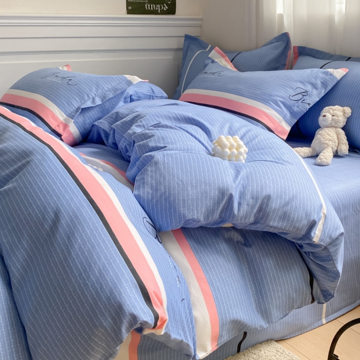 91家纺网 家纺一手货源 找家纺 宇淳国际 2023新款加厚植物羊绒四件套 卡曼斯