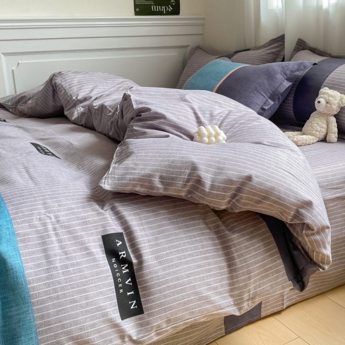 91家纺网 家纺一手货源 找家纺 宇淳国际 2023新款加厚植物羊绒四件套 风情摩卡