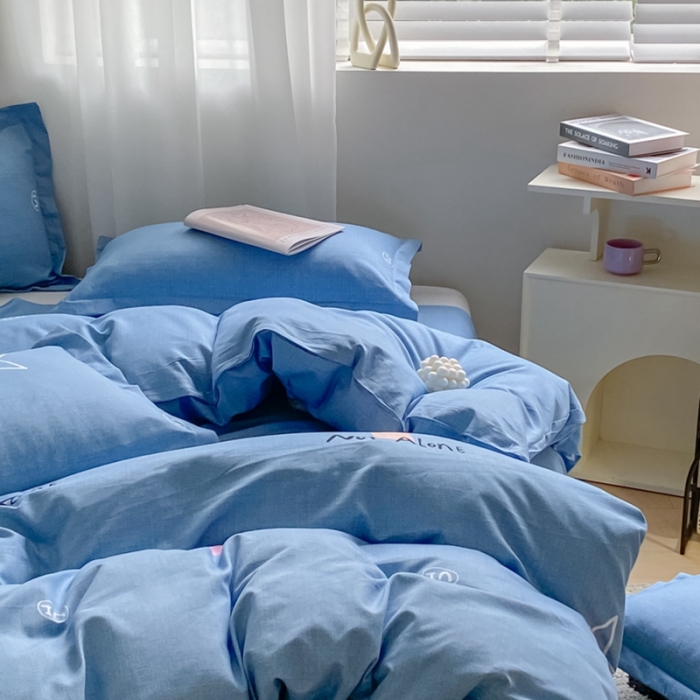 91家纺网 家纺一手货源 找家纺 宇淳国际 2023新款加厚植物羊绒四件套 星空漫步