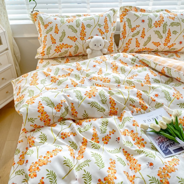 91家纺网 家纺一手货源 找家纺 宇淳国际 2023新款加厚植物羊绒四件套 绚丽幻想