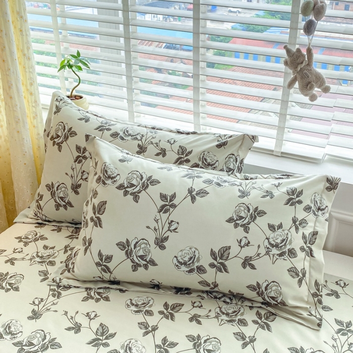 91家纺网 家纺一手货源 找家纺 宇淳国际 2023新款加厚植物羊绒四件套 芬香漫语