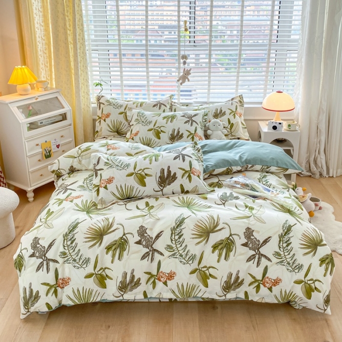 91家纺网 家纺一手货源 找家纺 宇淳国际 2023新款加厚植物羊绒四件套 喜色温馨