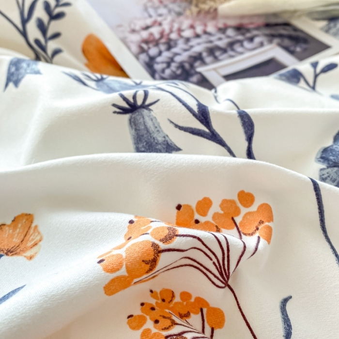 91家纺网 家纺一手货源 找家纺 宇淳国际 2023新款加厚植物羊绒四件套 诗情画意