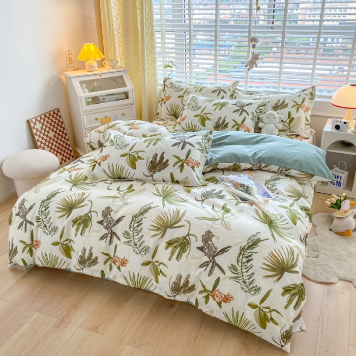 91家纺网 家纺一手货源 找家纺 宇淳国际 2023新款加厚植物羊绒四件套 喜色温馨