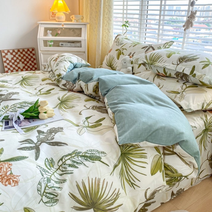 91家纺网 家纺一手货源 找家纺 宇淳国际 2023新款加厚植物羊绒四件套 喜色温馨