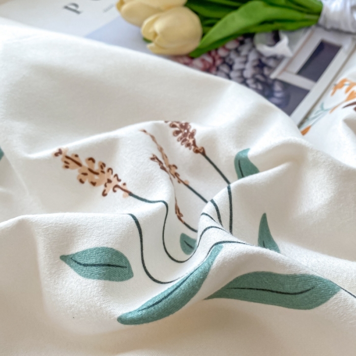 91家纺网 家纺一手货源 找家纺 宇淳国际 2023新款加厚植物羊绒四件套 花韵春天