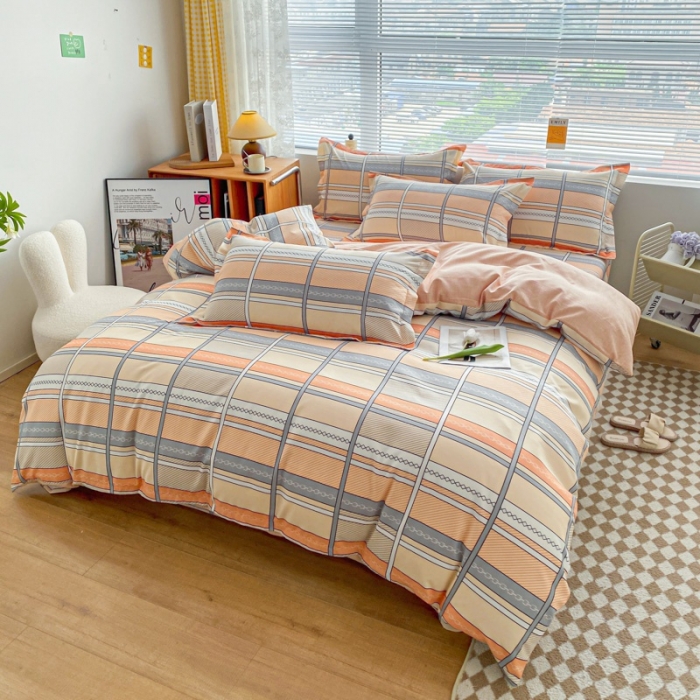 91家纺网 家纺一手货源 找家纺 宇淳国际 2023新款加厚植物羊绒四件套 艾莉莎