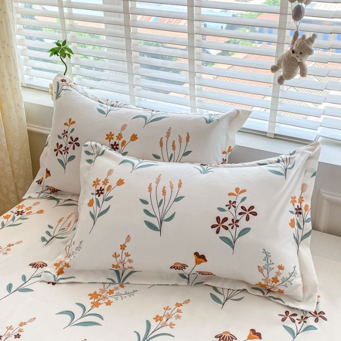 91家纺网 家纺一手货源 找家纺 宇淳国际 2023新款加厚植物羊绒四件套 花韵春天