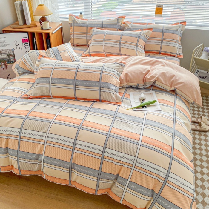 91家纺网 家纺一手货源 找家纺 宇淳国际 2023新款加厚植物羊绒四件套 艾莉莎