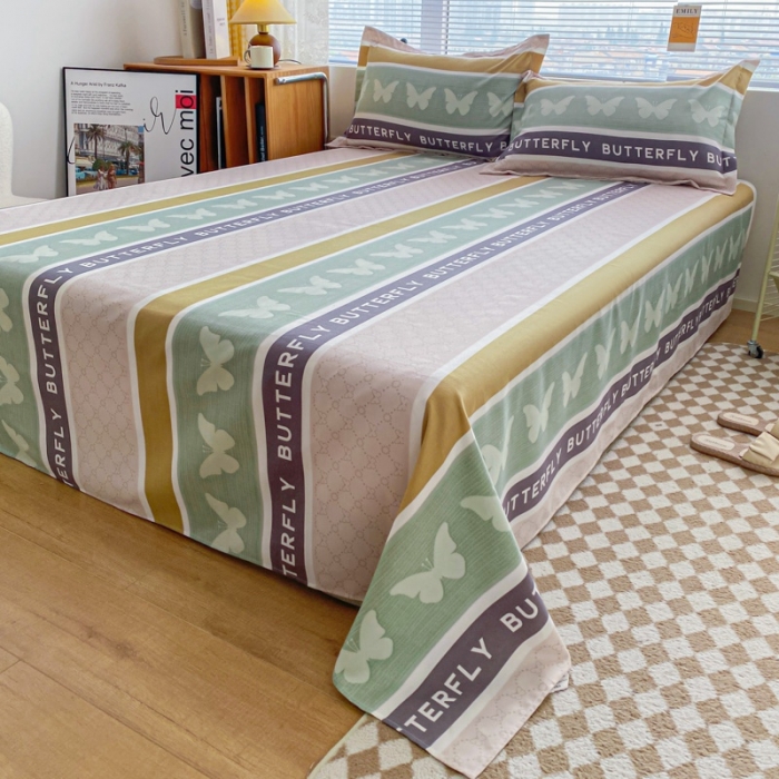 91家纺网 家纺一手货源 找家纺 宇淳国际 2023新款加厚植物羊绒四件套 蝶舞天涯