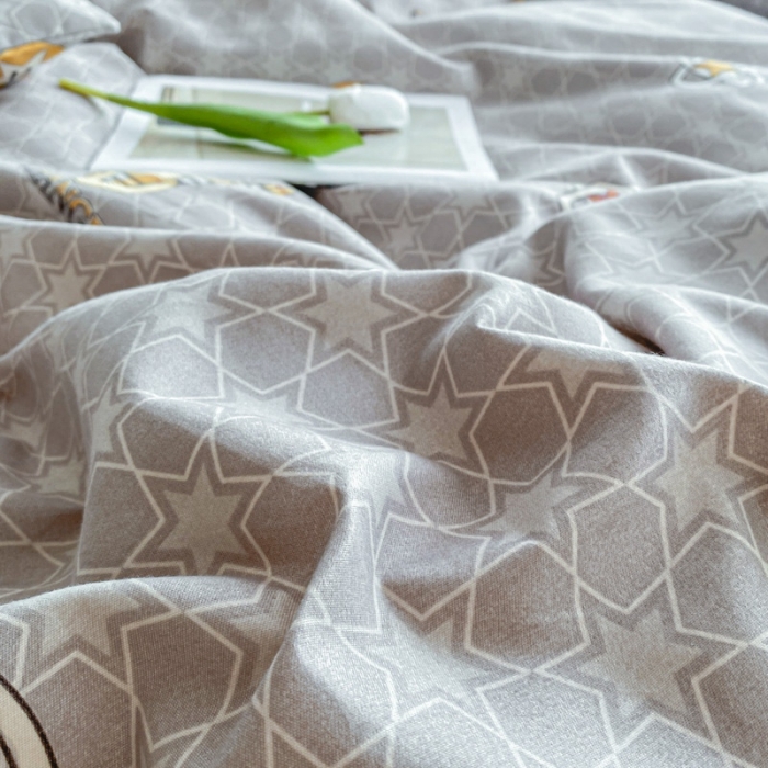 91家纺网 家纺一手货源 找家纺 宇淳国际 2023新款加厚植物羊绒四件套 杜勒里