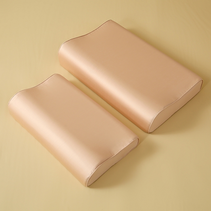 91家纺网 家纺一手货源 找家纺 良佐 2023新款100支长绒棉纯色乳胶枕枕套 太妃咖